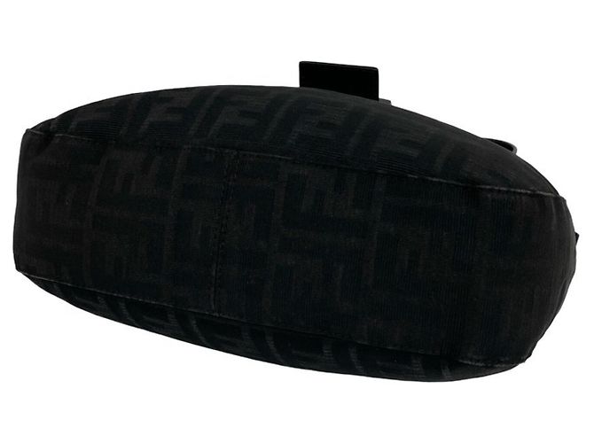 FENDI Zucca FF Logo Pattern Handbag Black - view 8
