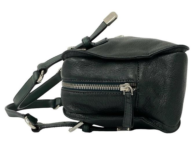 Bolso de mano de piel Loewe Anagram con logo tachonado Mini Boston Bag Verde - vista 5