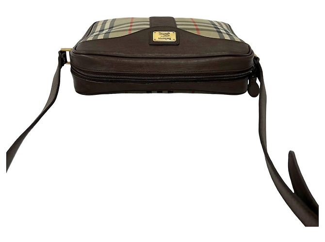 Burberry Vintage Nova Check Schultertasche Braun Beige - Ansicht 4