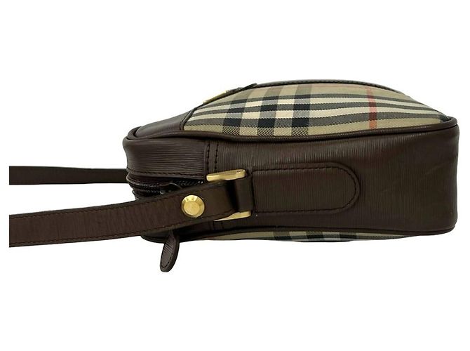 Burberry Vintage Nova Check Schultertasche Braun Beige - Ansicht 5