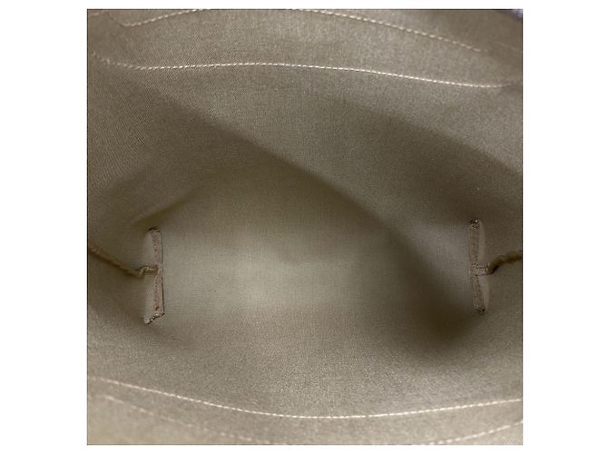 Borsa Tote in pelle Gucci Old GG Logo Pattern Marrone - vista 9