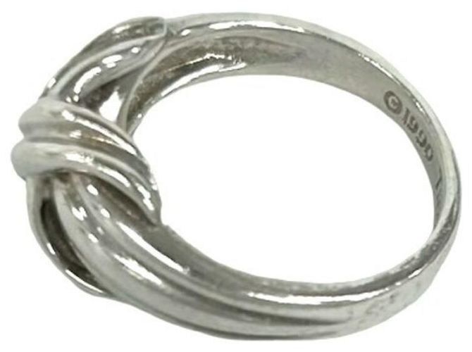 Autre Marque Anello Tiffany Vintage Signature Silver Band Argento - vista 5
