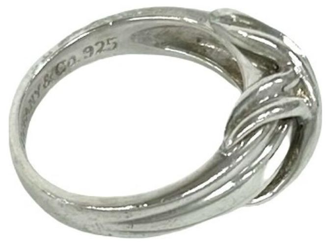 Autre Marque Anello Tiffany Vintage Signature Silver Band Argento - vista 6