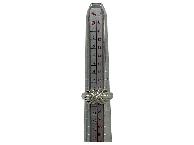 Autre Marque Anello Tiffany Vintage Signature Silver Band Argento - vista 8