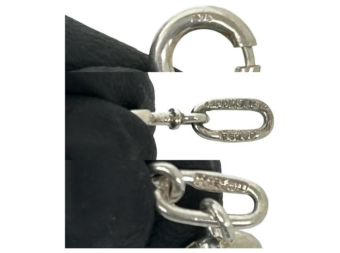 Autre Marque Bracciale ID Tiffany Vintage Heart Link Argento - vista 3