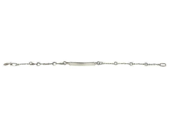 Autre Marque Bracciale ID Tiffany Vintage Heart Link Argento - vista 5