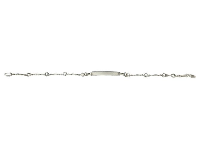 Autre Marque Bracciale ID Tiffany Vintage Heart Link Argento - vista 6