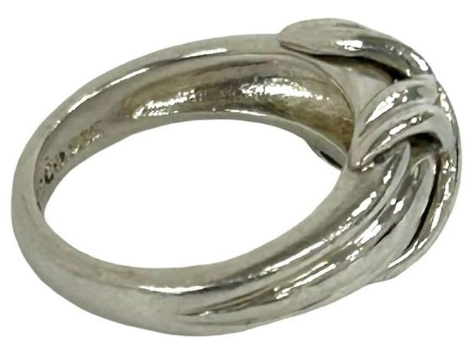 Autre Marque Anello Tiffany & Co. Vintage Signature Band Argento - vista 6