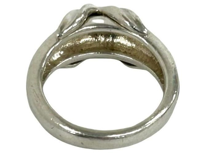 Autre Marque Anello Tiffany & Co. Vintage Signature Band Argento - vista 7
