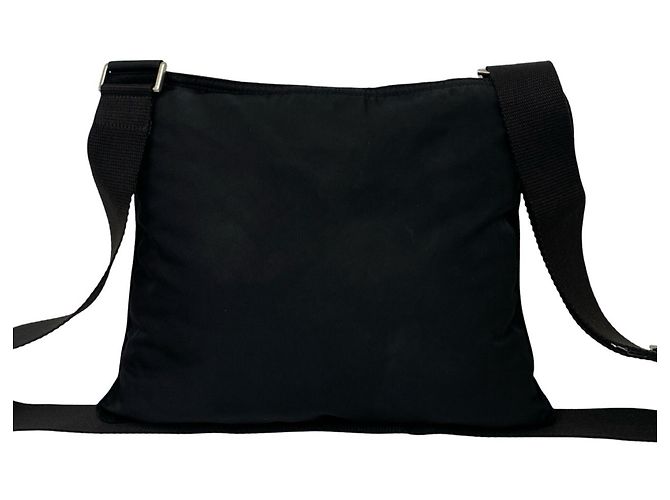 Prada Nylon Schultertasche Schwarz - Ansicht 3