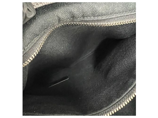 Yves Saint Laurent grauer Lederrucksack Braun - Ansicht 10