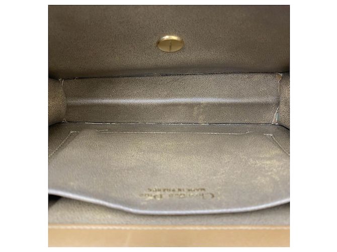 Christian Dior Vintage Brown Leather 2-Way Chain Shoulder Bag - view 9