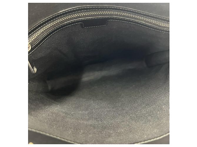 Borsa a tracolla in pelle GUCCI Sherry Line GG Supreme Logo Nero Rosso Blu navy - vista 9