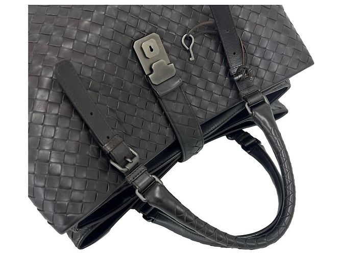 Borsa a mano/Tote Bottega Veneta in pelle Intrecciato Marrone - vista 4