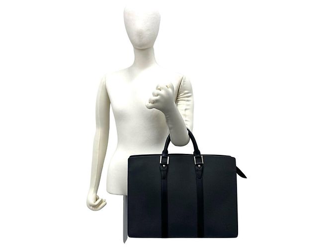 Louis Vuitton Porte Documents Rosan Briefcase Preto - vista 2