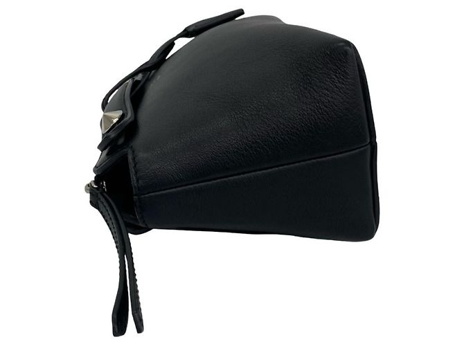 Borsa a tracolla in pelle con logo Fendi By The Way Nero - vista 5