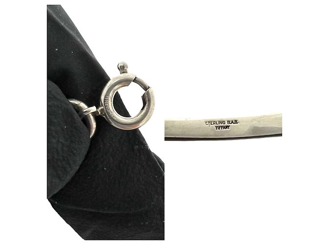 Autre Marque Bracciale ID Tiffany & Co. Vintage Cuban Link Chain Argento - vista 3