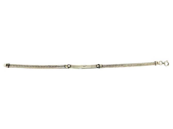Autre Marque Bracciale ID Tiffany & Co. Vintage Cuban Link Chain Argento - vista 6