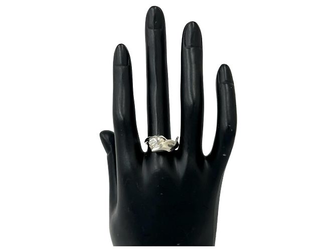 Autre Marque Anello Tiffany Vintage Tulip Argento - vista 2