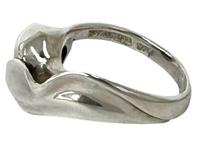 Autre Marque Anello Tiffany Vintage Tulip Argento - vista 4