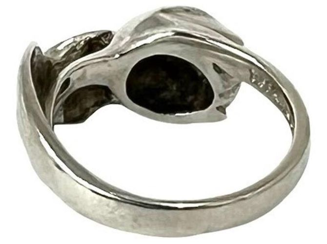 Autre Marque Anello Tiffany Vintage Tulip Argento - vista 6