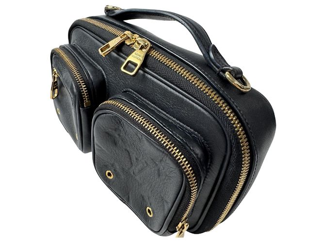 Louis Vuitton Monogram Empreinte Schultertasche Schwarz - Ansicht 10