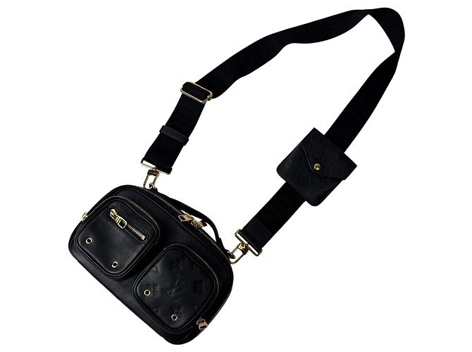 Louis Vuitton Monogram Empreinte Schultertasche Schwarz - Ansicht 2