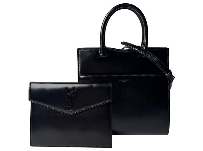 Autre Marque Borsa a tracolla 2-Way Uptown Saint Laurent Nero - vista 2