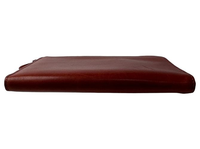 Hermès Tarjetero de piel roja Hermes - vista 5