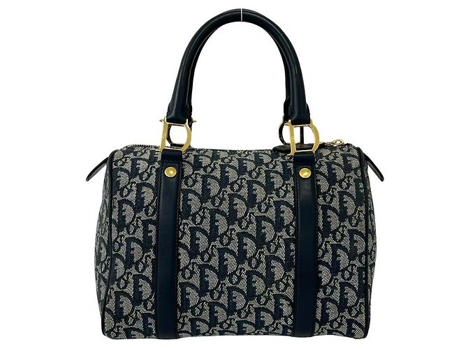 Borsa Mini Boston Christian Dior Navy Blu navy - vista 3