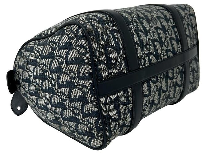 Borsa Mini Boston Christian Dior Navy Blu navy - vista 7