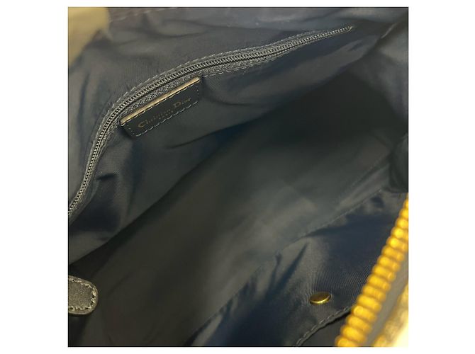 Borsa Mini Boston Christian Dior Navy Blu navy - vista 9