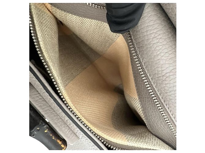 Gucci Bamboo Daily Lederhandtasche Braun - Ansicht 10