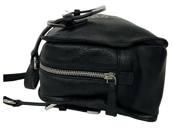Borsa a mano in pelle borchiata Loewe Anagram Mini Boston Bag - Black Nero - vista 5