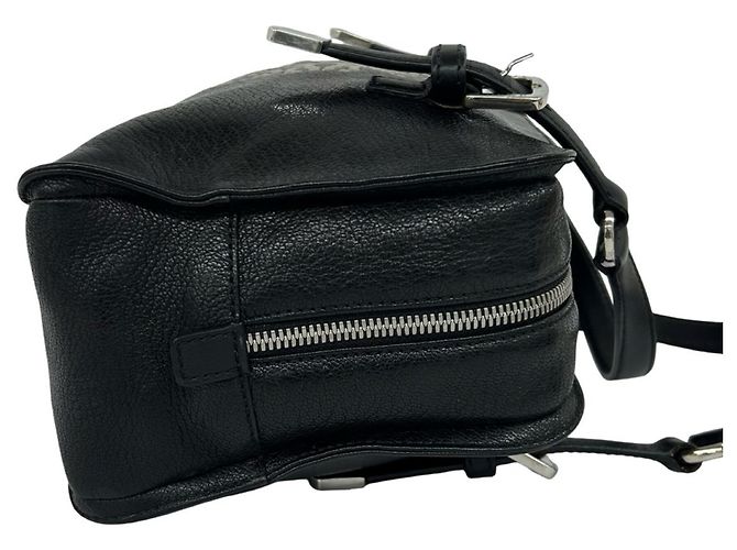 Borsa a mano in pelle borchiata Loewe Anagram Mini Boston Bag - Black Nero - vista 6