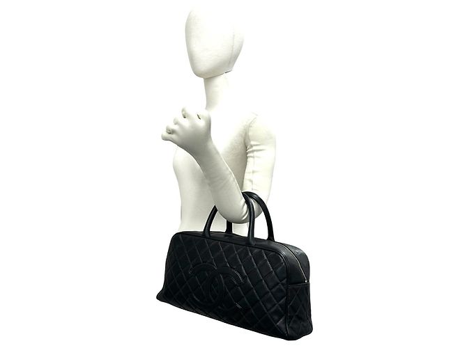 Sac à main Chanel Matelassé Coco Mark Black Noir - vue 2