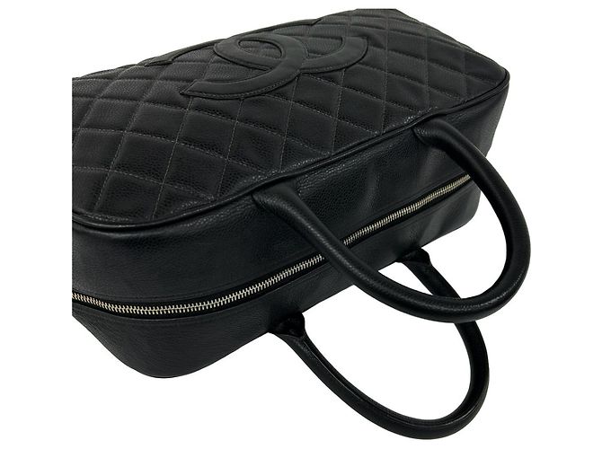 Sac à main Chanel Matelassé Coco Mark Black Noir - vue 4