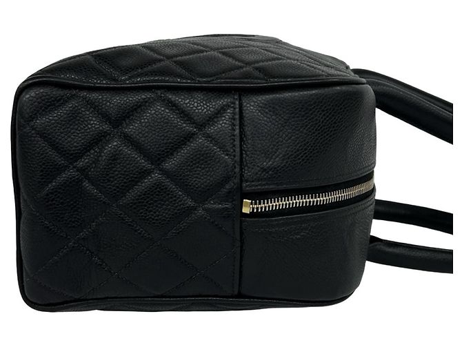 Sac à main Chanel Matelassé Coco Mark Black Noir - vue 6