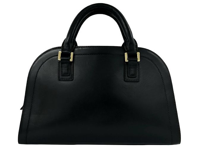 Céline CELINE Vintage Triomphe Logo Geprägte Leder Handtasche Braun - Ansicht 3