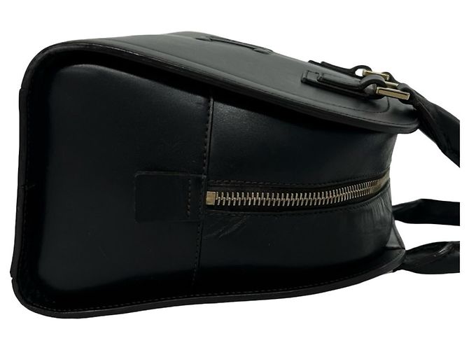 Céline CELINE Vintage Triomphe Logo Geprägte Leder Handtasche Braun - Ansicht 6