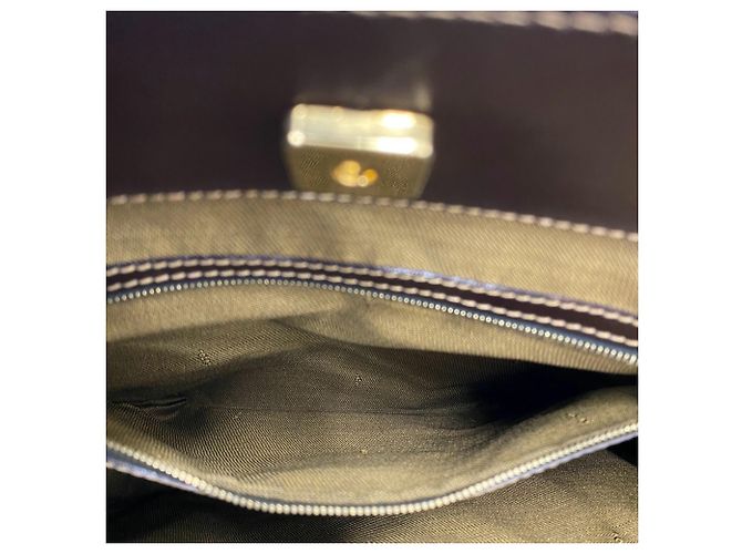 FENDI Vintage Zucca FF Logo Pattern Tote Bag Braun Schwarz - Ansicht 10