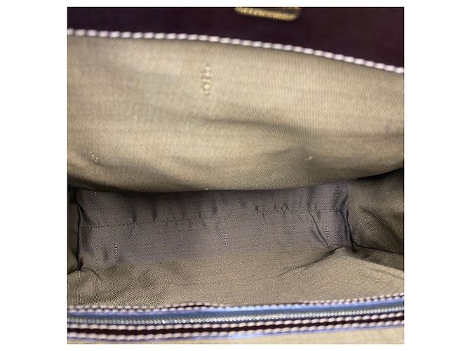 FENDI Vintage Zucca FF Logo Pattern Tote Bag Braun Schwarz - Ansicht 9
