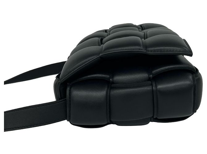 Bottega Veneta Padded Cassette Leather Shoulder Bag Black - view 5