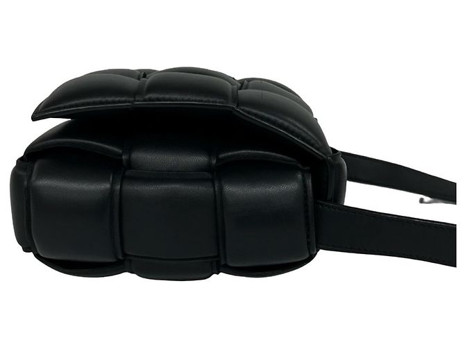 Bottega Veneta Padded Cassette Leather Shoulder Bag Black - view 6