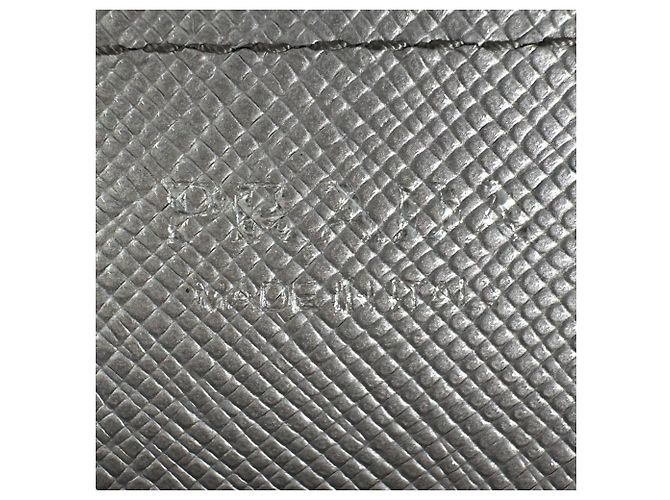 Prada Kartenetui aus Saffiano-Leder Silber - Ansicht 8