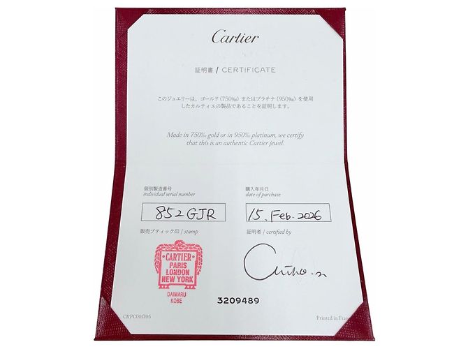 Bracciale Cartier 852GJR Damour MM Diamante D'oro - vista 9