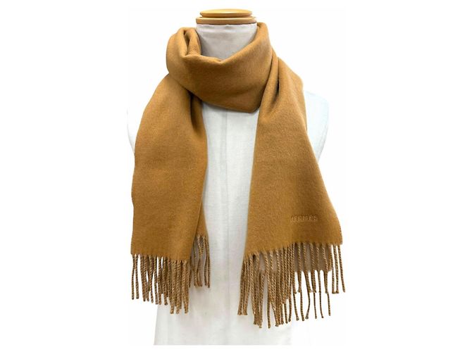 Hermès Hermes Kaschmir-Stola in Beige und Camel Kamel - Ansicht 2