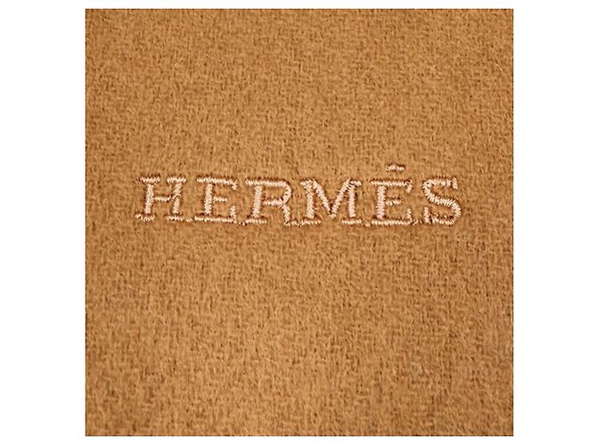 Hermès Hermes Kaschmir-Stola in Beige und Camel Kamel - Ansicht 5