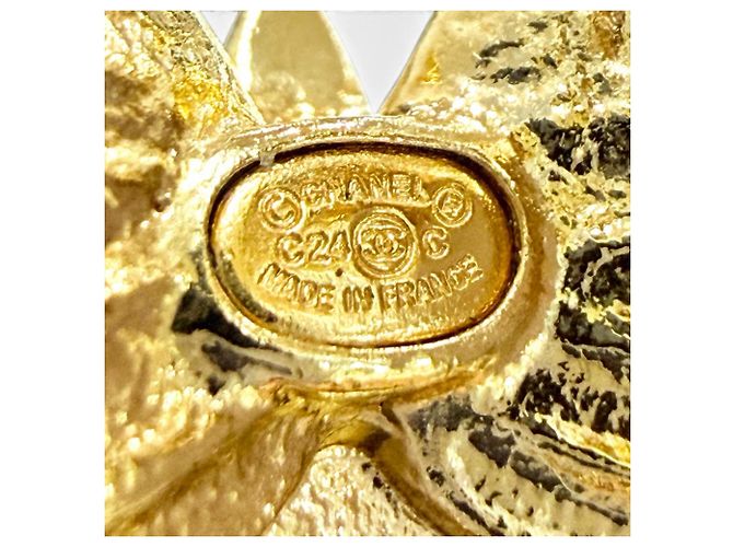 Timeless Orecchini a clip Chanel Coco Mark Star Eco Pearl Rhinestone D'oro - vista 6