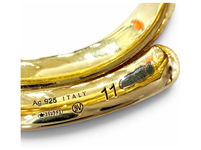 Anello a Fascia Oro Bottega Veneta D'oro - vista 5